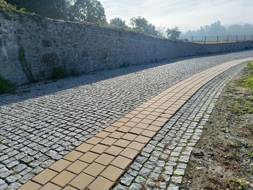 Cobblestone walkway 