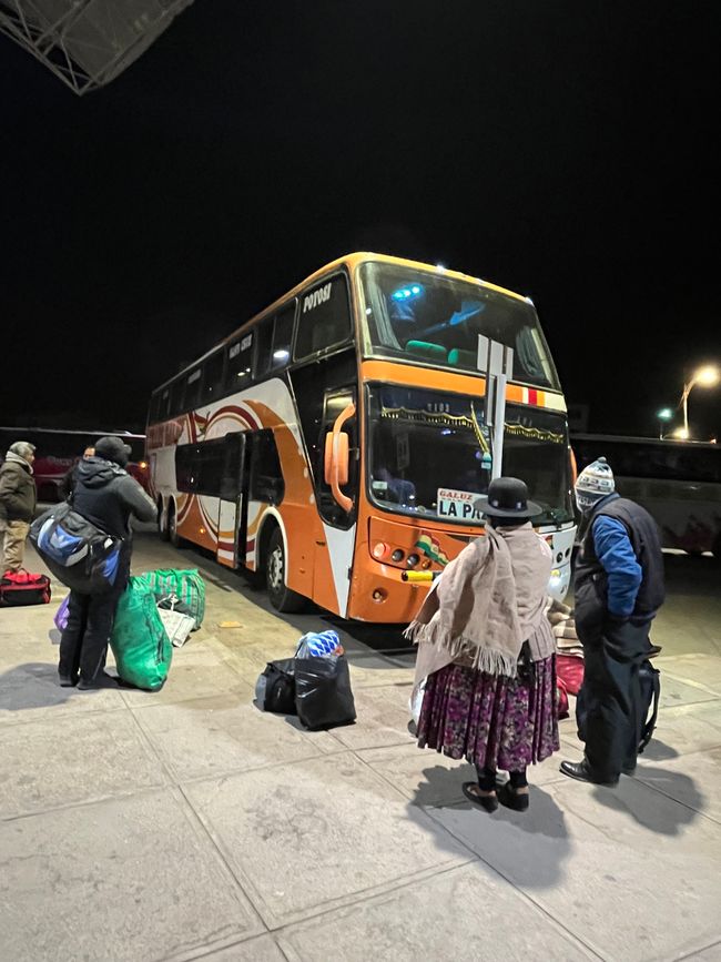 Im Eisbus zurück nach La Paz