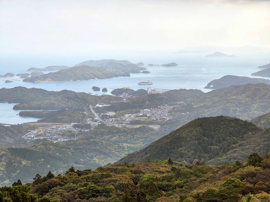 Aussicht vom dem Berg Asama