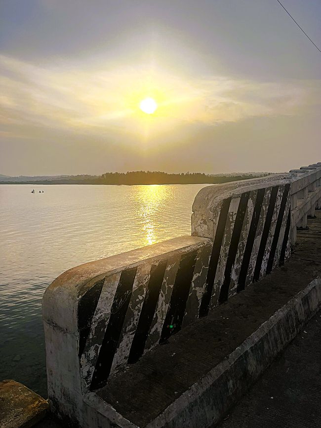 Catagnan Bridge, Sonnenuntergang