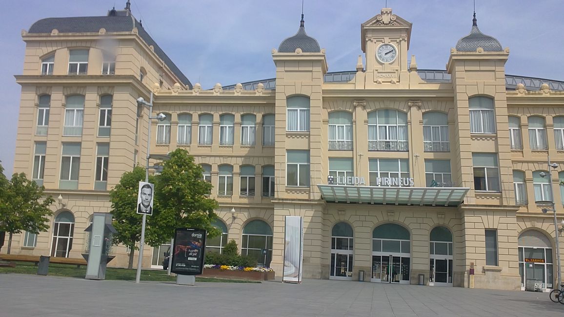 Foto dalla mia auto a Lleida (Catalogna, Spagna) (aprile 2019)