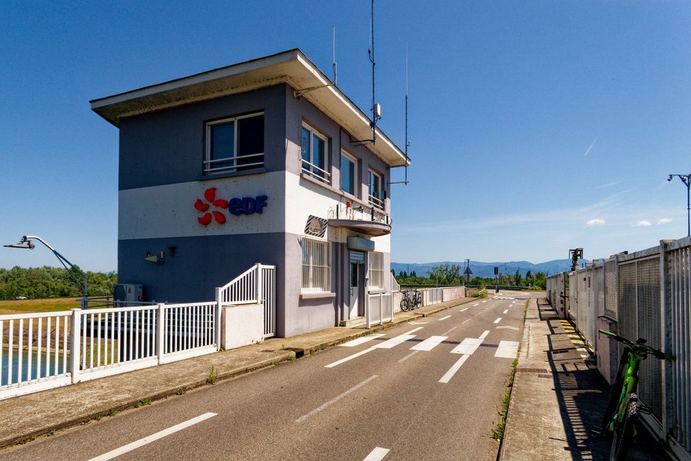 Lungo il Reno in bicicletta
