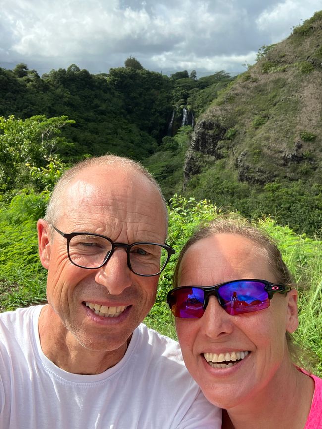 Selfie at Opaeka’a trail and falls 