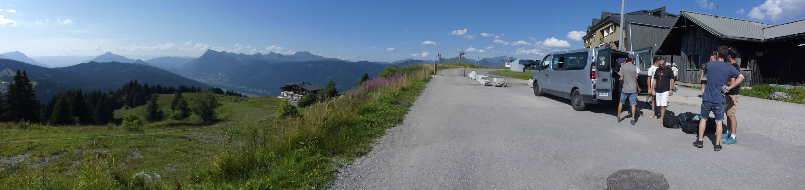 Der Startplatz für den Tandemsprung 1600m 