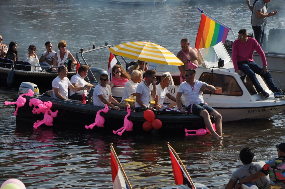 Prideday in Amsterdam im August 2015