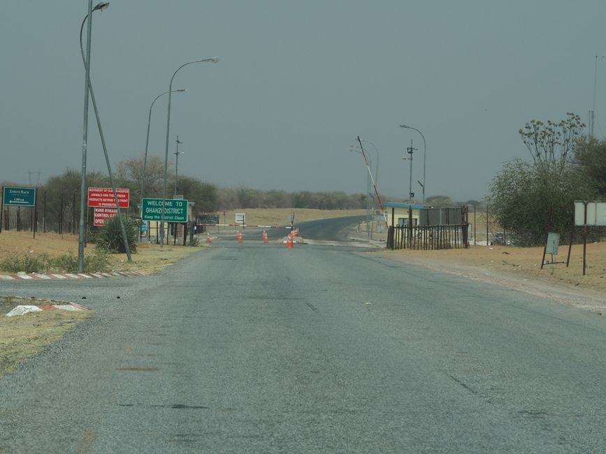 The return journey through the Kalahari