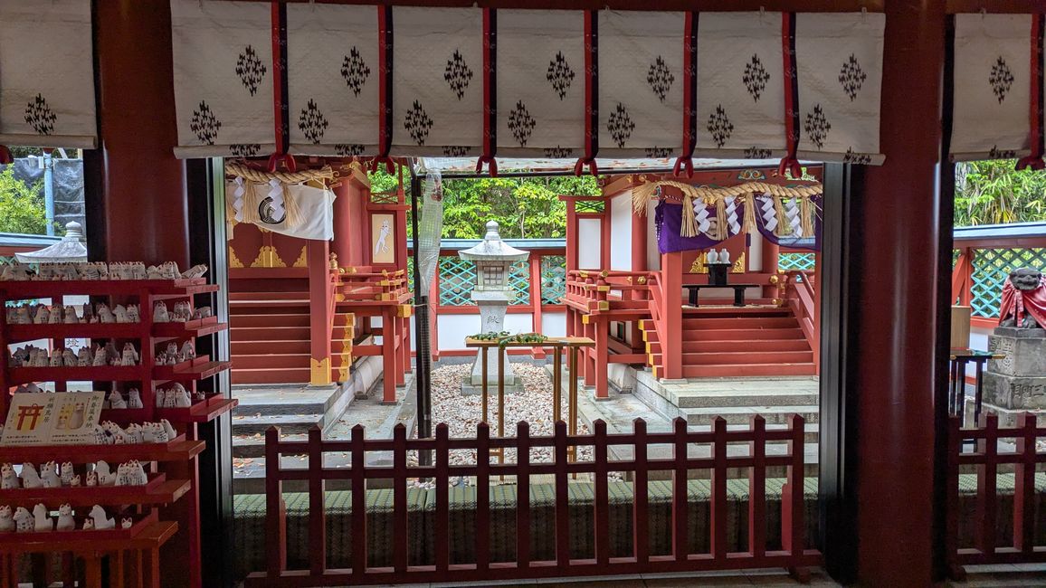 Tenno ji Tempel, Nezu Schrein, Hie und Innrie Schrein