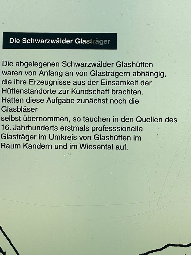  und eine Tafel mit Hinweisen