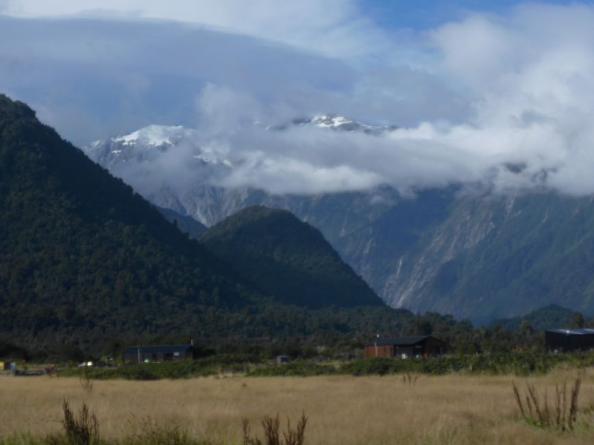 Nous allons dans la vallée de Waiho