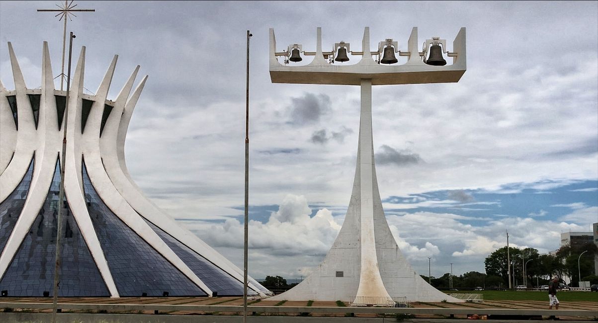 Kathedrale von Brasilia von Oscar Niemeyer entworfen