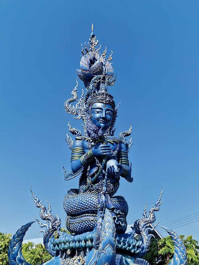 Blau in Blau