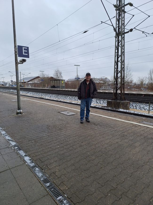 bei Schneeregen