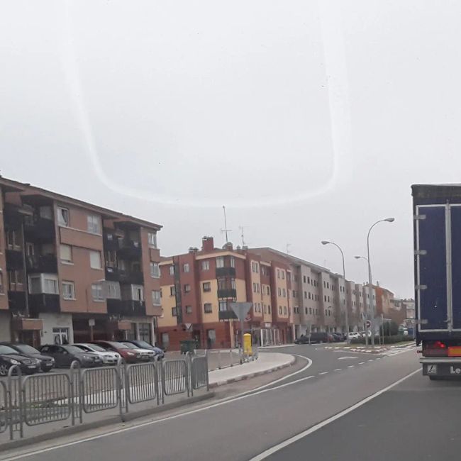 Fotos von meinem Auto aus Peñafiel (Valladolid) (Dezember 2019)