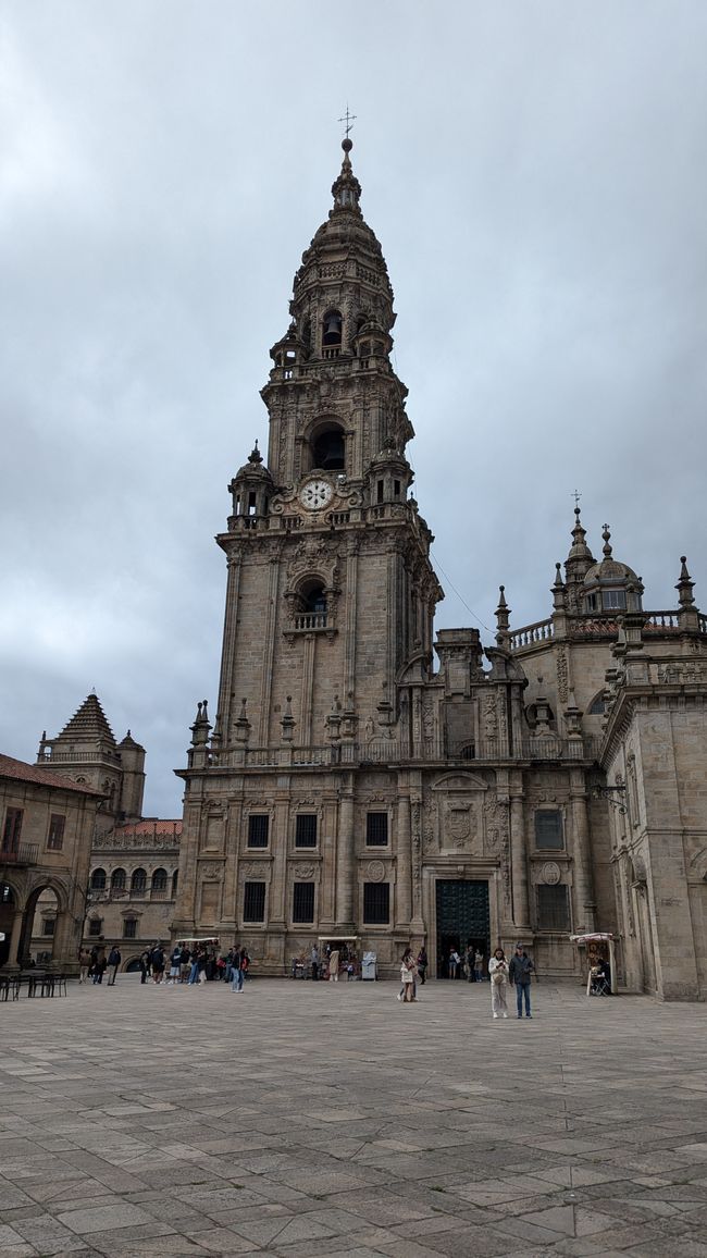 Thirteenth stage on the Camino Portugues from Padron to Santiago de Compostela