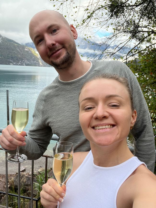 cheers selfie