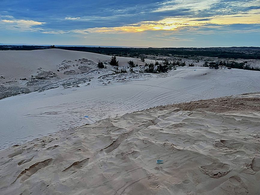 The White Dunes at sunrise