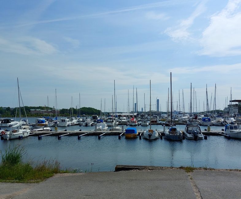 Letzter Blick auf den Hafen von Karlskrona 