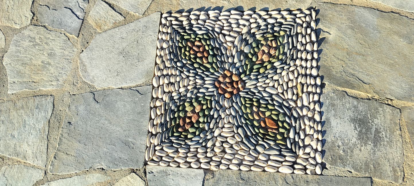 Bodengemälde zur Kirche