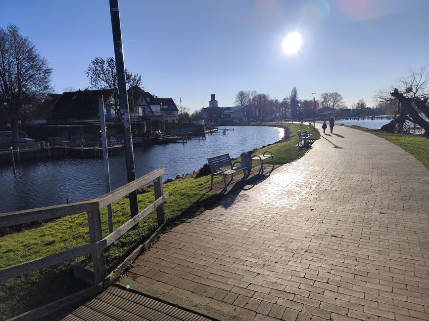 Our 1st trip! We went to Steinhuder Meer because the owner still had a TÜV inspection of the sports hall with the Lower Saxony Football Association NFV in Barsinghausen.