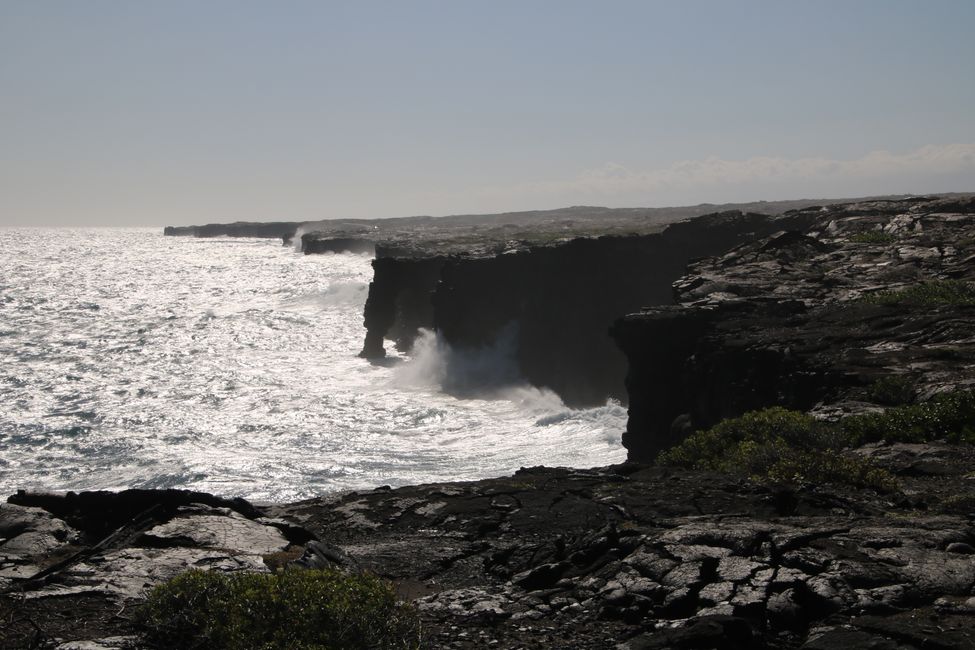 Wir besuchen den Kilauea Vulkan