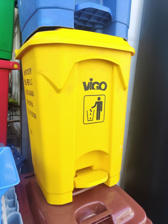 Kübel für die Entsorgungsstation