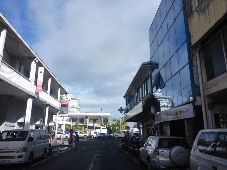 Rechts mein Hostel