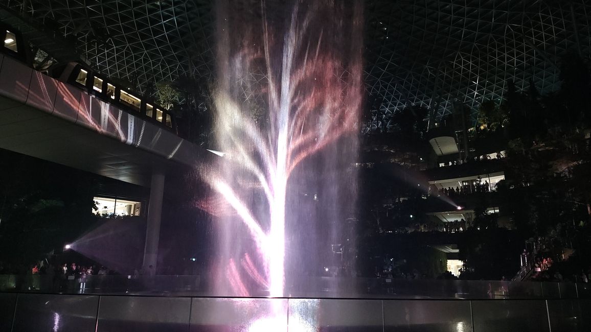 Waterfalls at the Airport