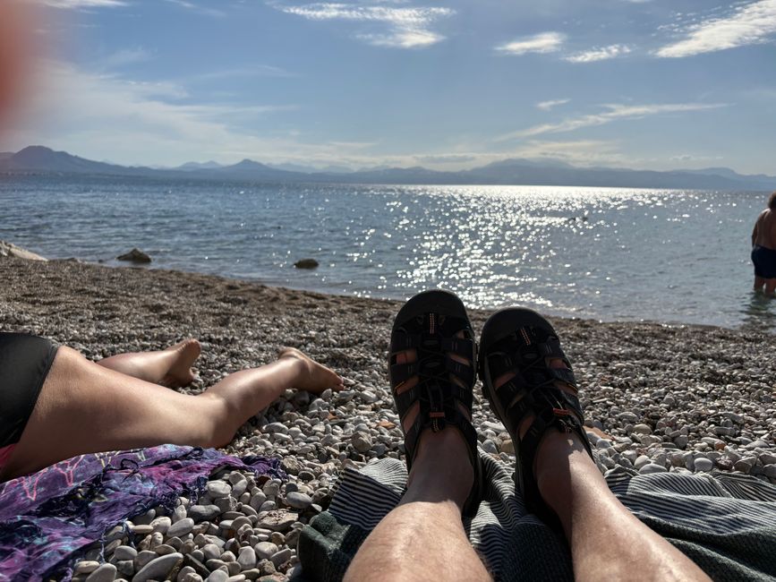 Vedere Corinto, sole e fare il bagno