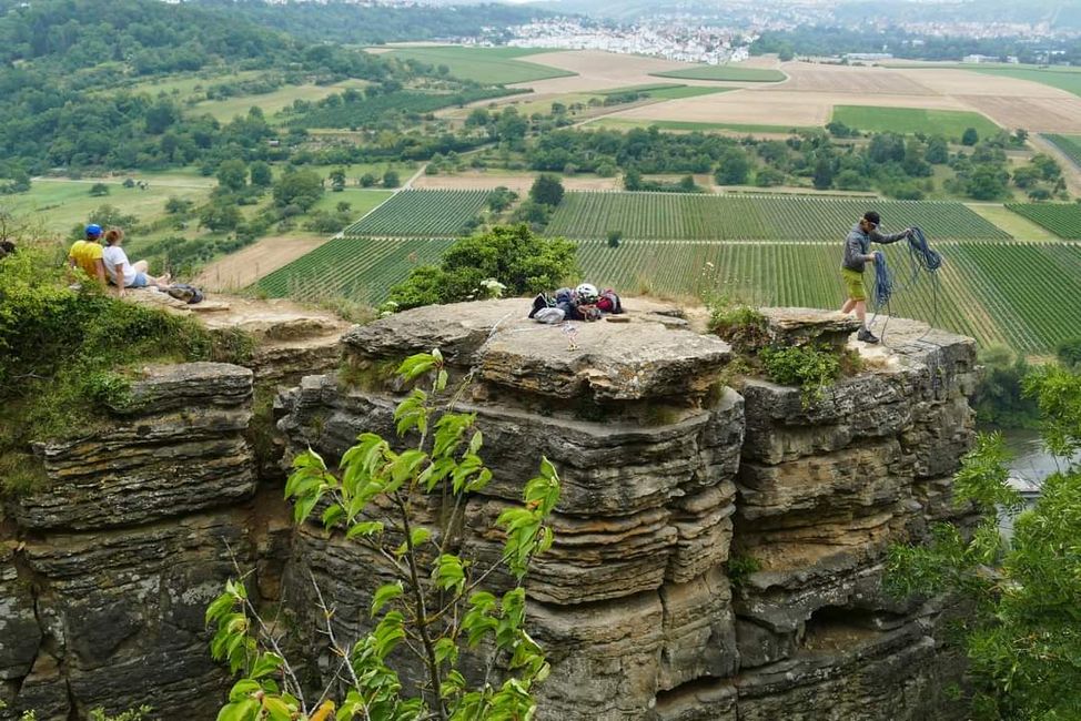 * * * S W A B I A N   
D O L O M I T E S * * *
Climbing, Hiking, Marveling: The Hessigheim Rock Gardens