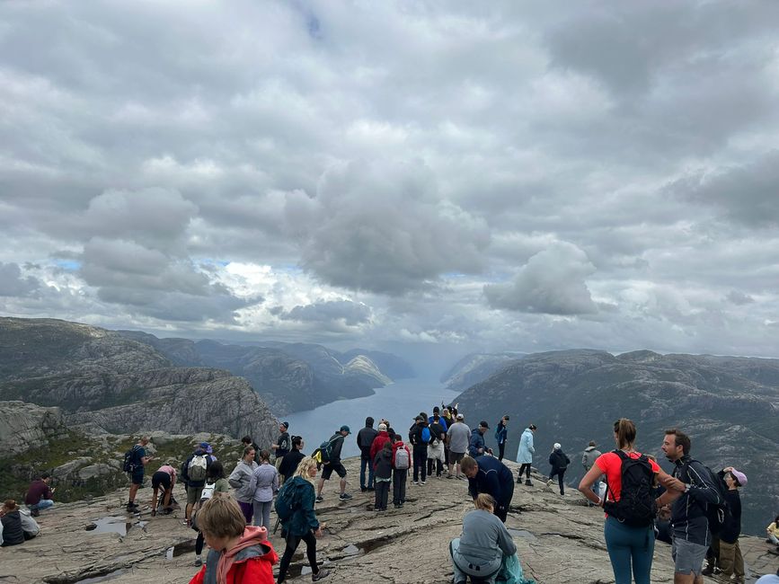 Days 5 and 6 - via Stavanger to the Preikestolen Campsite