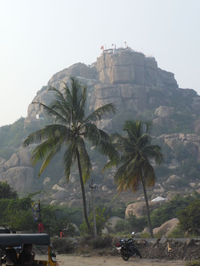 Der Hanuman Tempel von unten
