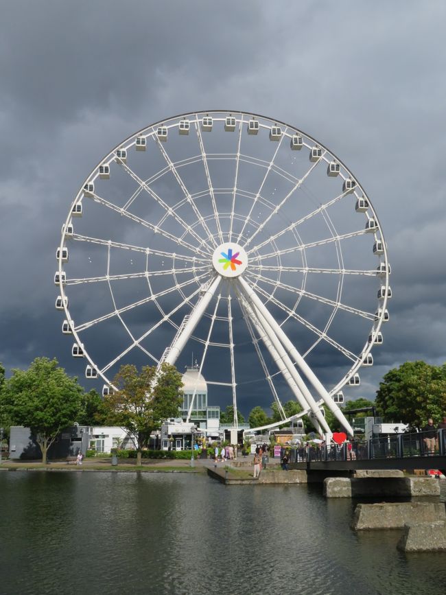 Risenrad am Alten Hafen